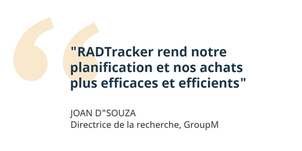 GroupM et RADTracker